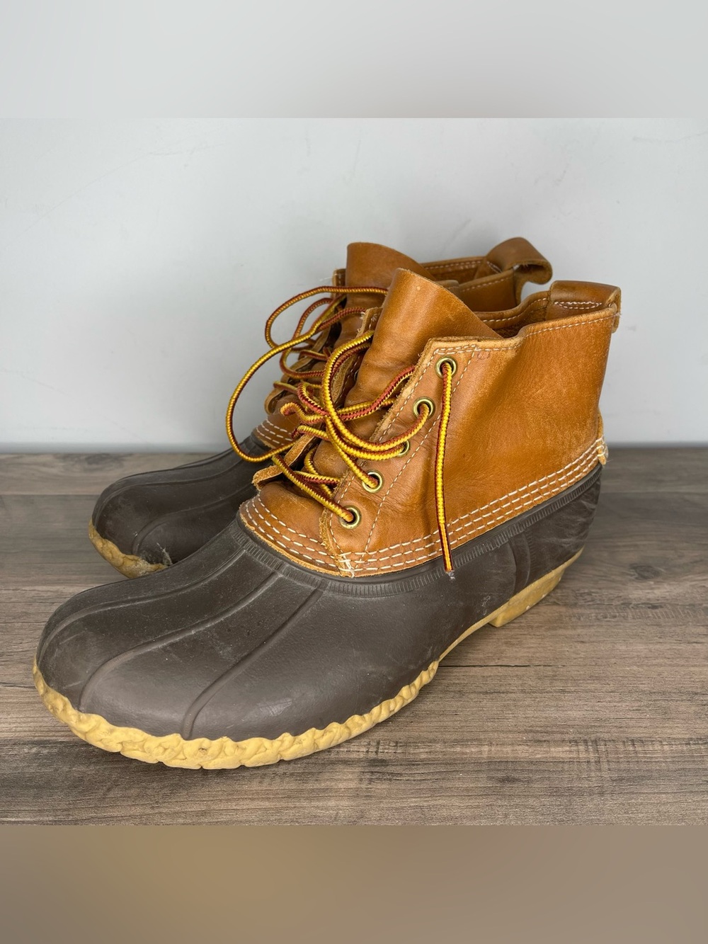 L.L. Bean Classic 6” Bean Boots Duck Boots Tan Brown (11)